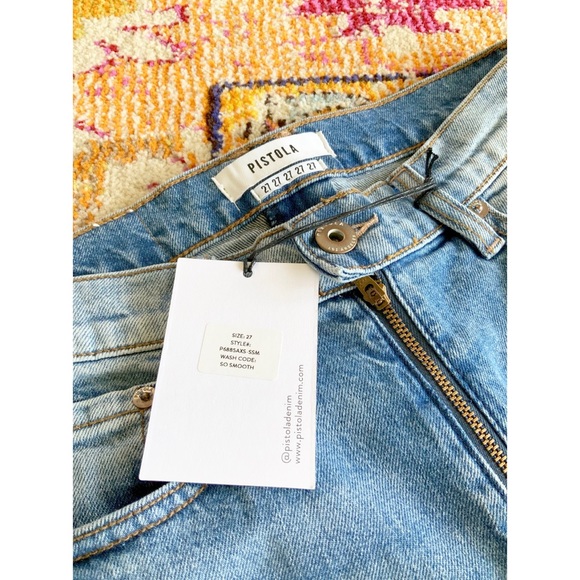Pistola Womens Charlie High-Rise Straight Leg Jean - Picture 4 of 4